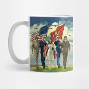 Vintage Military Personnel Mug